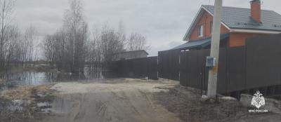 В Заокском Рязанского района подтопило ещё 16 приусадебных участков