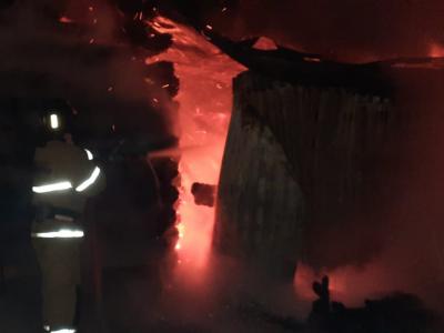 На пожаре в Рыбновском районе погибли двое мужчин