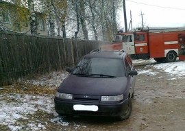 В Касимове воспламенился отечественный автомобиль