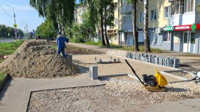 В Рязани начали благоустраивать Севастопольскую аллею