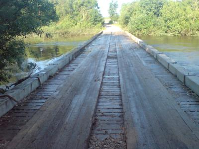 Несколько мостов на Рязанщине освободились от воды