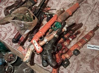 У жителя Скопинского района изъяли десять самодельных пистолетов