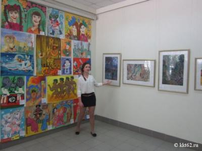 В Рязани открылась выставка учащихся художественных школ