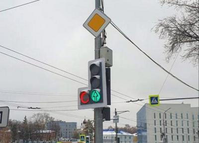 Прошла приёмка нового светофора на улице Спортивной в Рязани