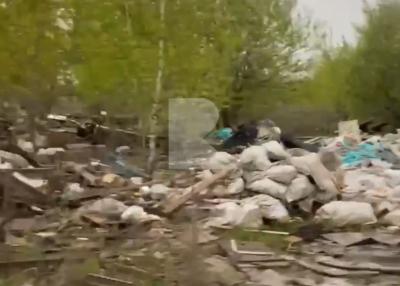 В пойме Оки под Рязанью обнаружена свалка строительного мусора
