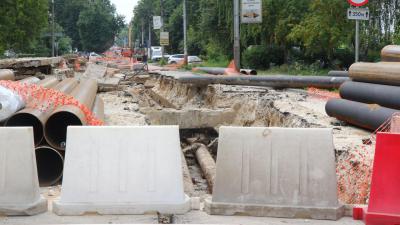 Из-за перекрытия улицы Татарской в Рязани изменится схема движения транспорта