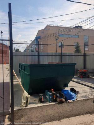 У ТРЦ «Малина» в Рязани оборудовали новую контейнерную площадку