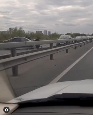 У моста через Оку в Рязани произошла авария