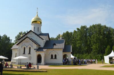 В Касимовском районе освятили храм Петра и Февронии Муромских