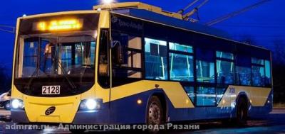 В новогоднюю ночь изменятся маршруты пассажирского транспорта в Рязани