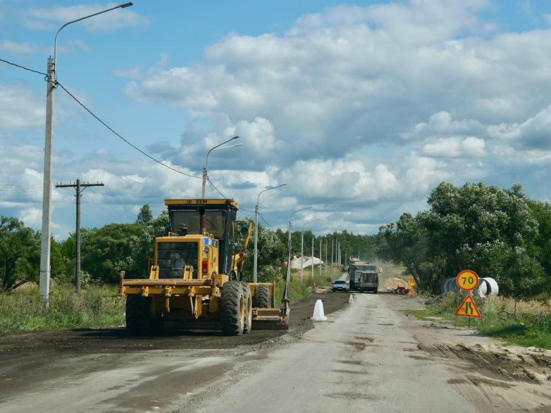 АО «Рязаньавтодор» ремонтирует трассу Ухолово–Ясенок–Ибердский