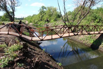 Пострадавший от падения самолёта мост реку Плетёнка в Рязани починят