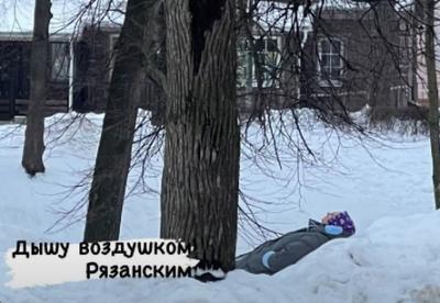 Елена Ваенга упала в сугроб в Рязани