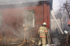 На улице Орсовской в Рязани обгорел жилой дом