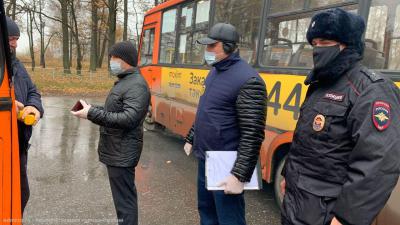 В Рязани состоялся ещё один антиковидный рейд в общественном транспорте