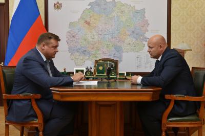 Николай Любимов встретился с главой администрации Ухоловского района