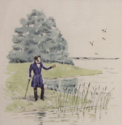 В Константиново открылась выставка иллюстраций