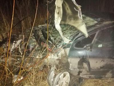 В Сапожке пьяный водитель Peugeot протаранил опору ЛЭП