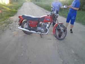 В рязанском селе подросток на мотоцикле получил травму 