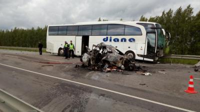 Погибли водитель и пассажирка «Лады-Приоры», столкнувшейся с автобусом близ Александро-Невского