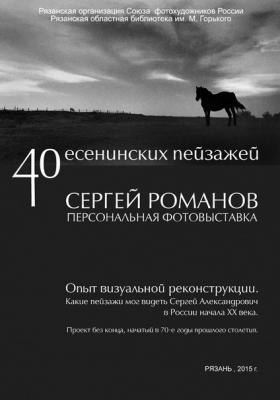 Рязанцы могут взглянуть на есенинские пейзажи Сергея Романова