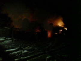 В Рязани сгорела торговая палатка