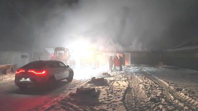 На пожаре под Ряжском спасли более 300 коров
