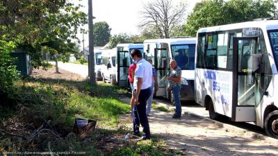 В Рязани проверили состояние конечных остановок общественного транспорта