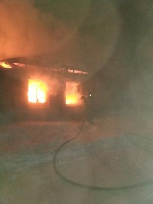 На пожаре в Спасском районе Рязанской области пострадал человек