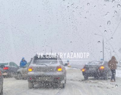 ДТП на Северной окружной дороге Рязани спровоцировало солидную пробку