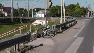 «Лада-Калина» сбила велосипедиста на пешеходном переходе в Рязанском районе