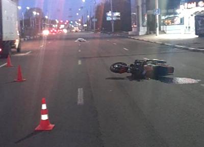 Полиция ищет свидетелей смертельного наезда мотоцикла на пешехода в Рязани