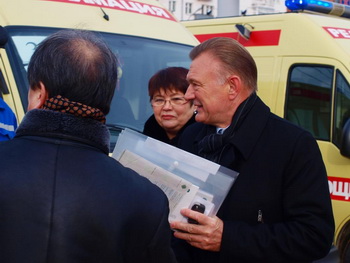 Рязанские больницы получили новые машины скорой медицинской помощи
