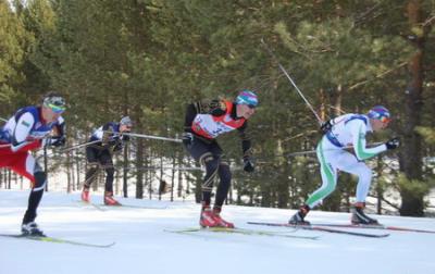 Рязанские лыжники выступили на чемпионате России в командном спринте