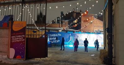 В Рязани открылся фестиваль ледовых скульптур
