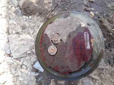 На стройплощадке в Рязани нашли учебную мину