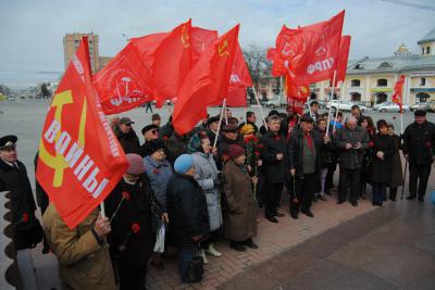 Рязанские коммунисты отметили 145-летие со дня рождения Владимира Ленина