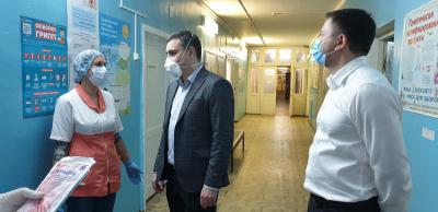 Дмитрий Хубезов посетил больницы Касимовского и Клепиковского районов