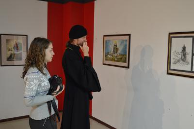 В ТРЦ «Малина» открылась выставка, посвящённая преподобному Сергию Радонежскому