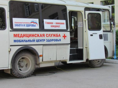 Сотрудники автопоезда «Забота и здоровье» осмотрели жителей Путятинского района