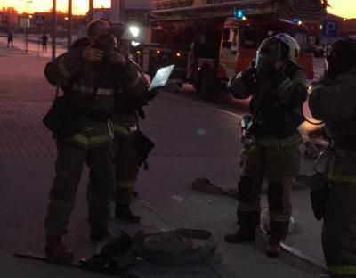 В ТРЦ «М5 Молл» спозаранку прошли противопожарные учения