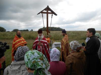 В бывшем селе Михайловского района состоялся праздничный молебен