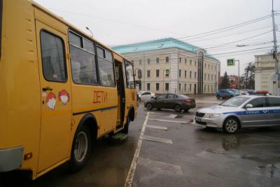 В Рязани водитель автобуса нарушил правила перевозки детей