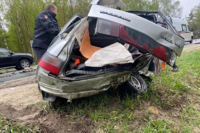 В аварии в Клепиковском районе пострадали два человека