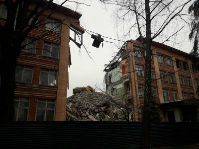 В Рязани начался снос зданий предприятия «Нефтехиммашсистемы»