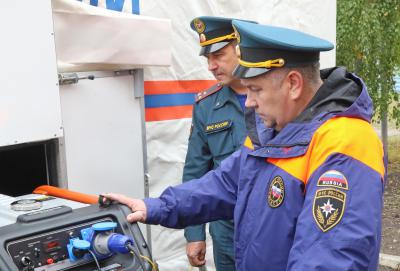 Рязанские спасатели готовят мобильные пункты обогрева