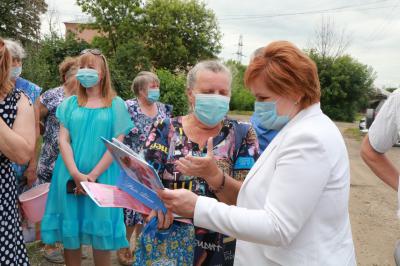 Елена Сорокина встретилась с жителями рязанского посёлка Элеватор