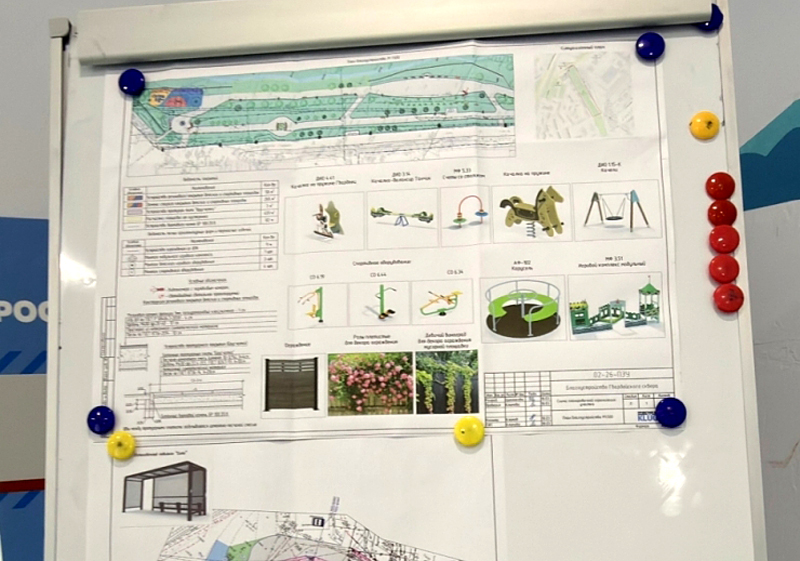 В Рязани обсудили дальнейшее благоустройство Гвардейского сквера