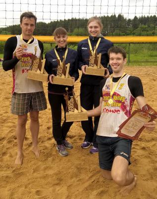 Рязанские волейболисты-пляжники начали чемпионат ЦФО с двойной победы
