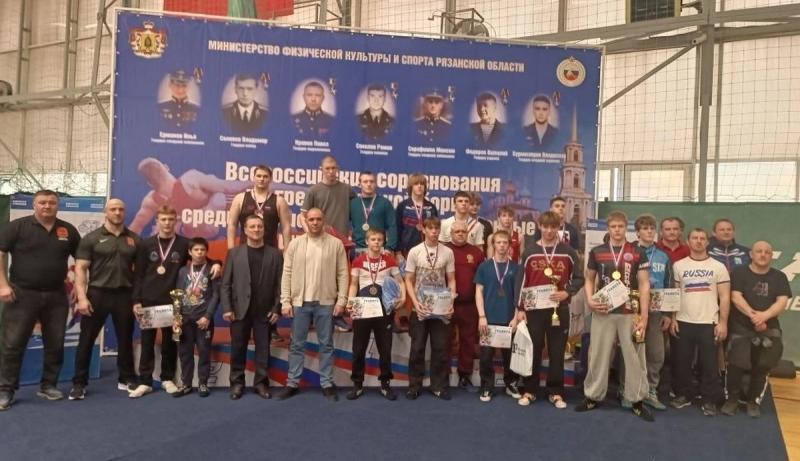 Рязанцы завоевали медали домашнего Всероссийского турнира по борьбе
